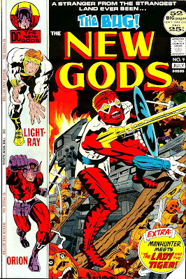 New Gods v1 #9 dc bronze age comic book cover art by Jack Kirby