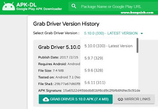 website download grab driver versi lama terbaru