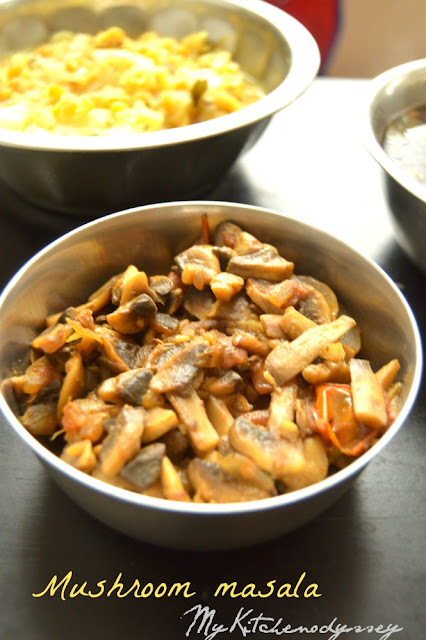 mushroom masala recipe3
