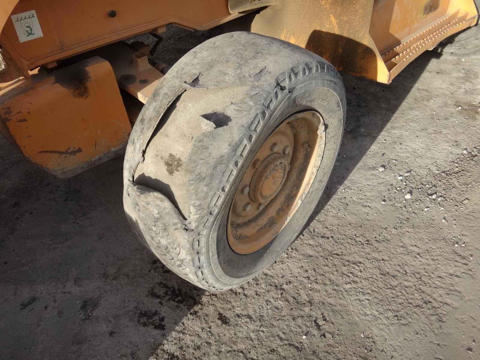 Just A Car Guy: Just how bad do these tires have to get before someone