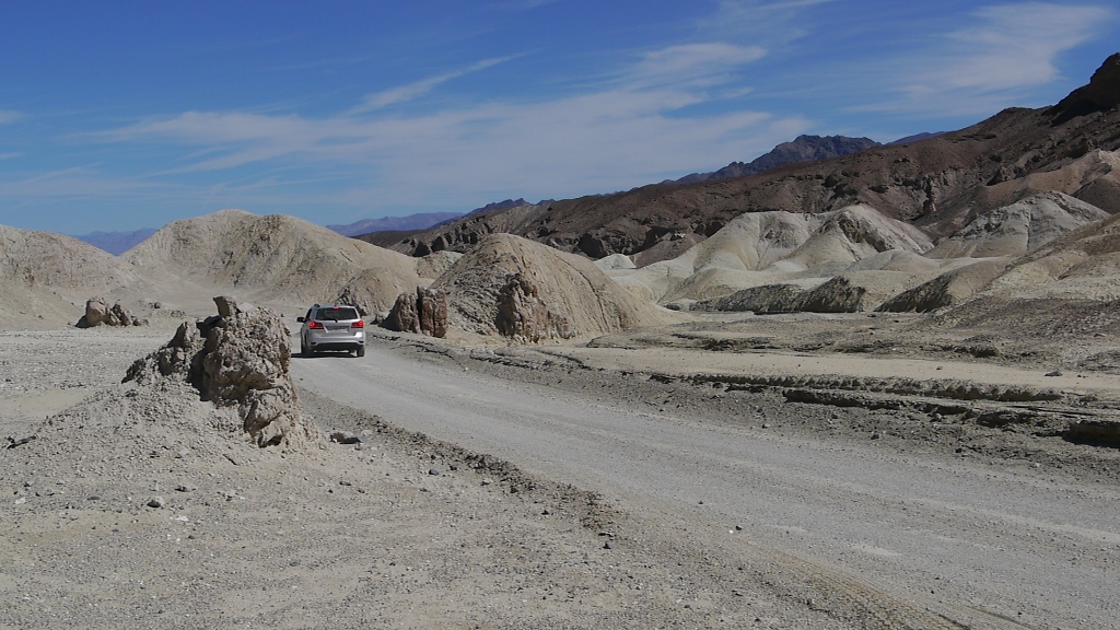 Death Valley National Park Twenty Mules Team Canyon Californie Borax Dodge Journey