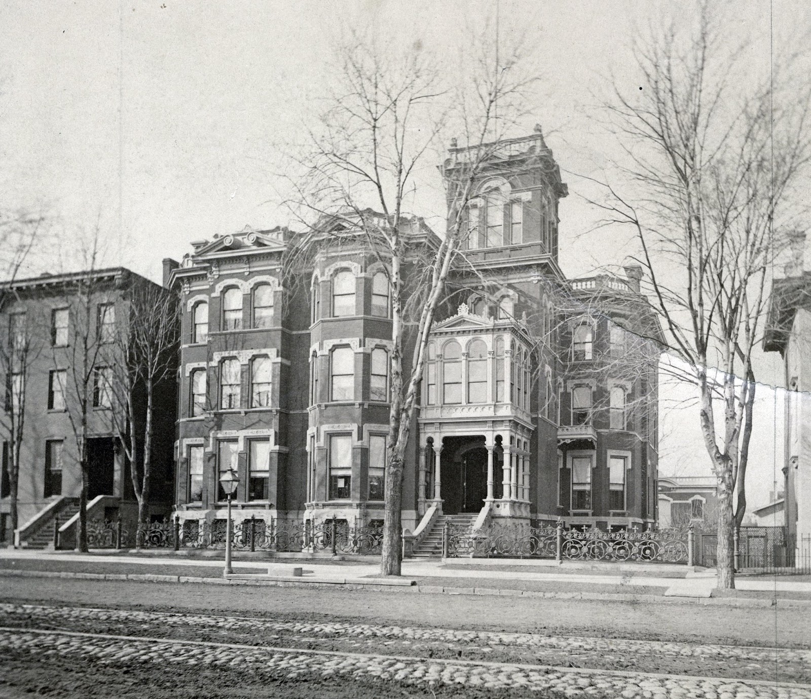 The Picturesque Style Italianate Architecture The H. R. Newberry House, Detroit, MI