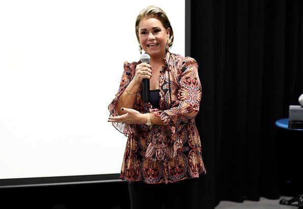 Grand Duchess Maria Teresa attended the first edition of Lux4Good software contest held at Technoport, Esch-sur-Alzette