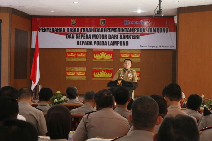 Gubernur Ridho Dorong Pembangunan kantor Polda Lampung Dimulai Tahun Ini
