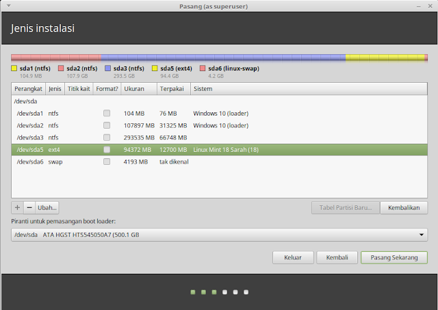 Cara Install Linux Mint Dual Boot dengan Windows