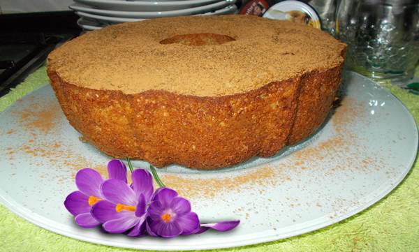 Bolo de farelo de aveia com banana e canela Receita de bolo de farelo de aveia com banana e canela