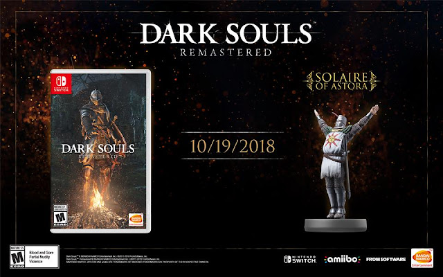 Darks Souls: Remastered será lançado em 19 de outubro no Nintendo Switch