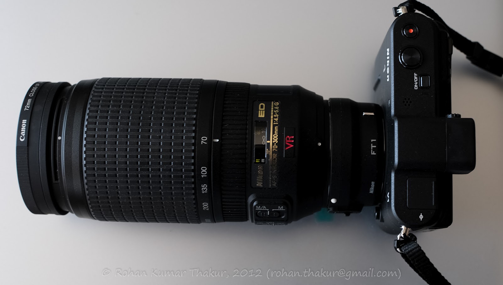 Rohan Thakur's Photo Blog: Gear: Nikon 1 V1 + FT1 + Nikon 70-300VR