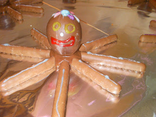 8 legged chocolate surprise for the kids