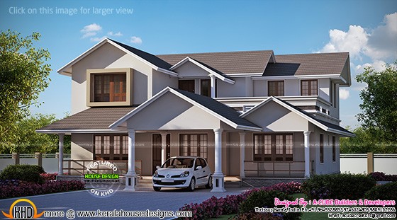 Ash roof house design Ash roof house design