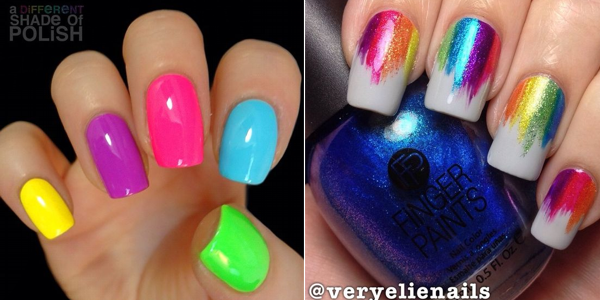 Amazing Rainbow Nails