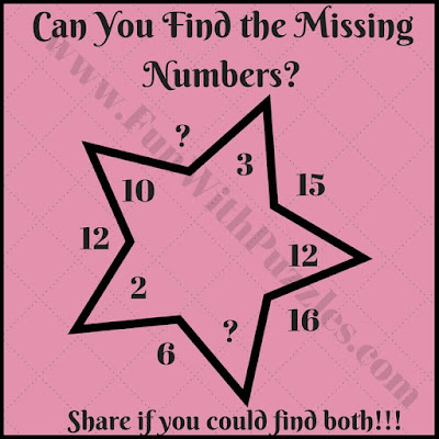 Simple math star picture puzzle question for Kids