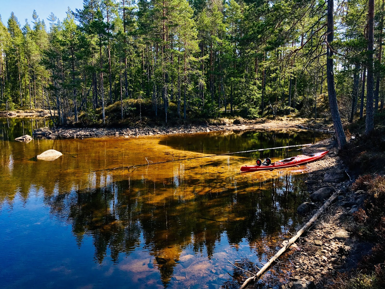 Ivan Hedlund: Påskpaddling vid Malingsbo Kloten Ivan Hedlund: Påskpaddling vid Malingsbo Kloten