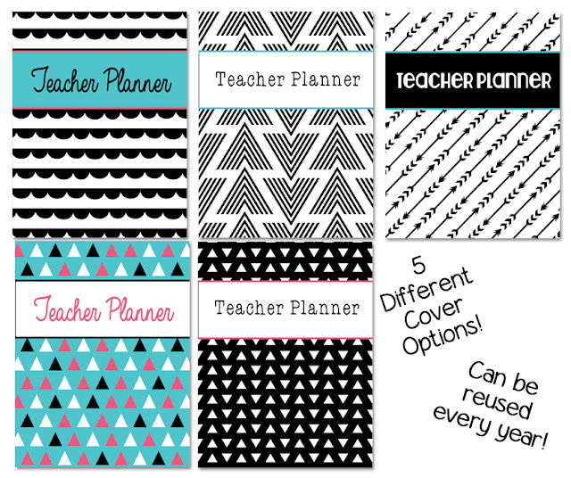 LAWTEEDAH Reusable Teacher Planner