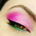 Maquillaje Rosa y Verde