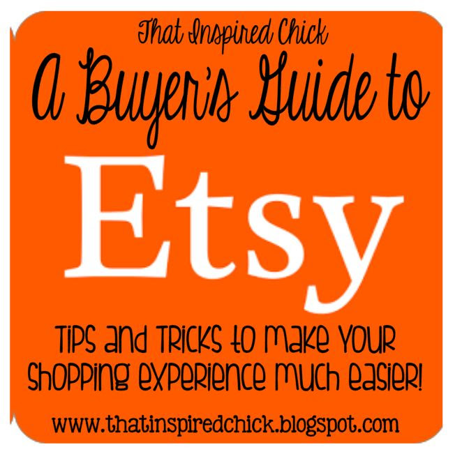 How to BUY on Etsy. That Inspired Chick