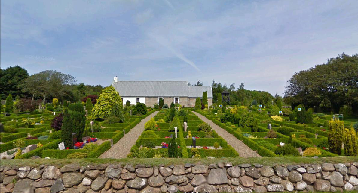 Church and Manor in Denmark Tversted church/ Tversted kirke, Horns