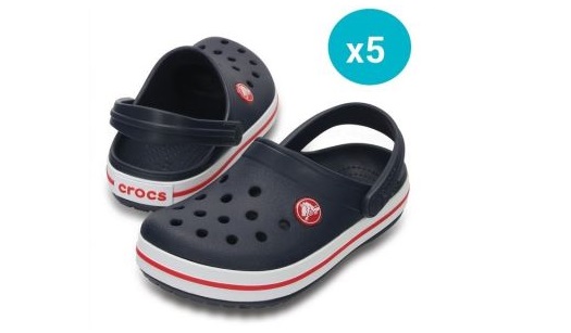 Do wygrania 5 par klasycznych chodaków dla dzieci od Crocs Konkurs