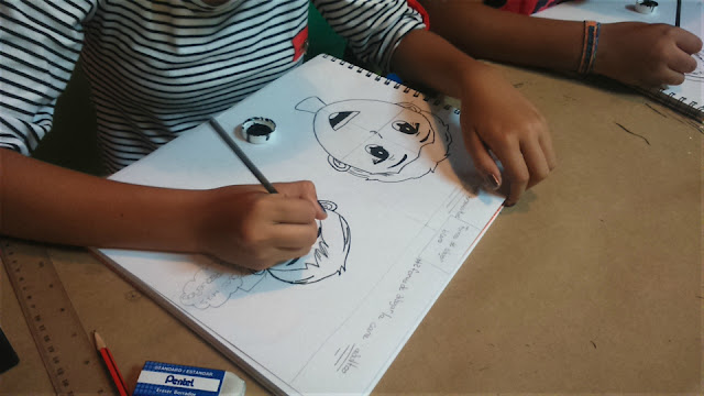 Foto del curso de dibujo manga en la ciudad de Panamá