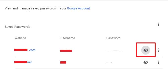 Melihat Saved Password DI Google Chrome Melihat Saved Password DI Google Chrome