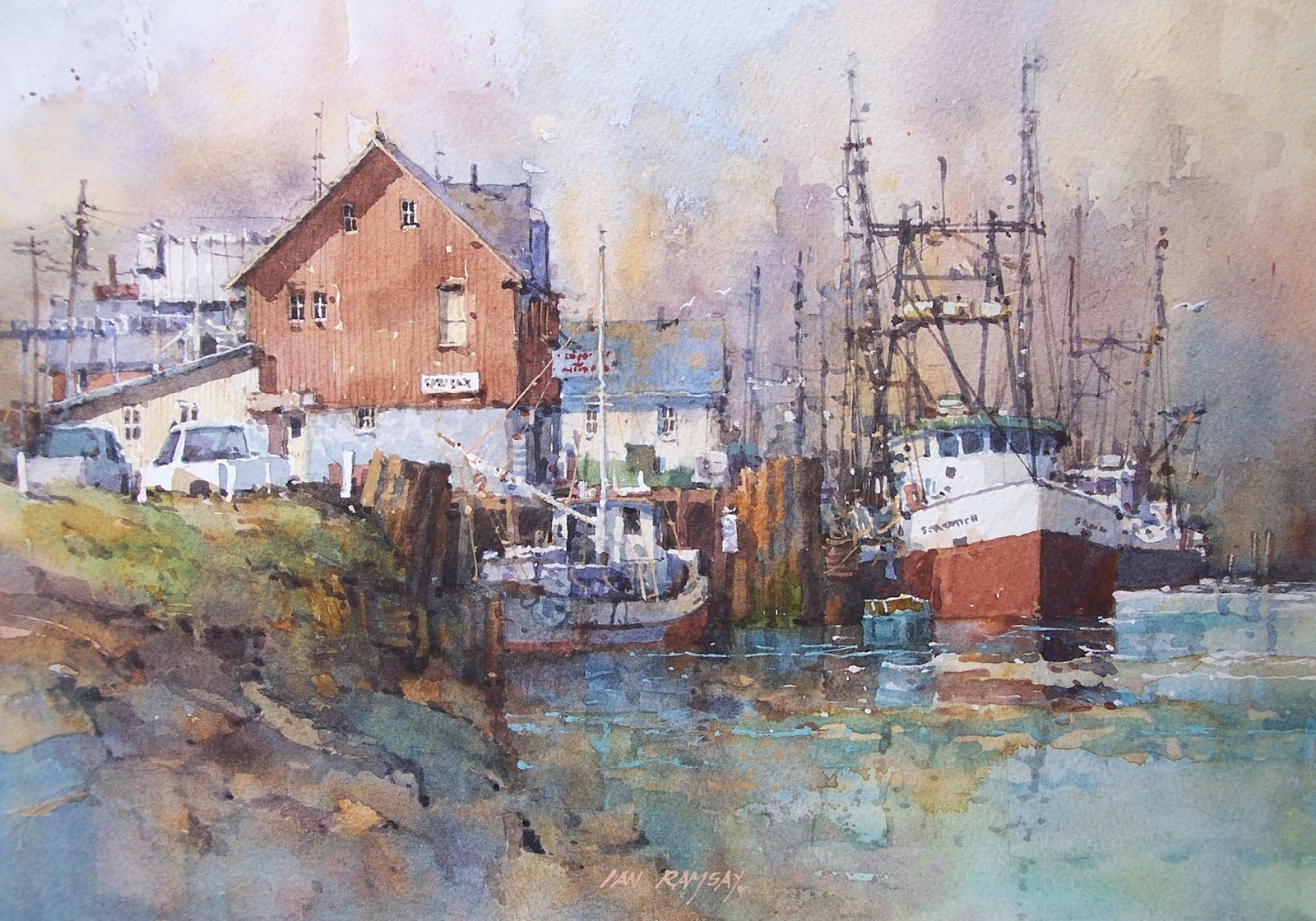 Ian Ramsay Ακουαρέλες Watercolor, Watercolor artists, Painting