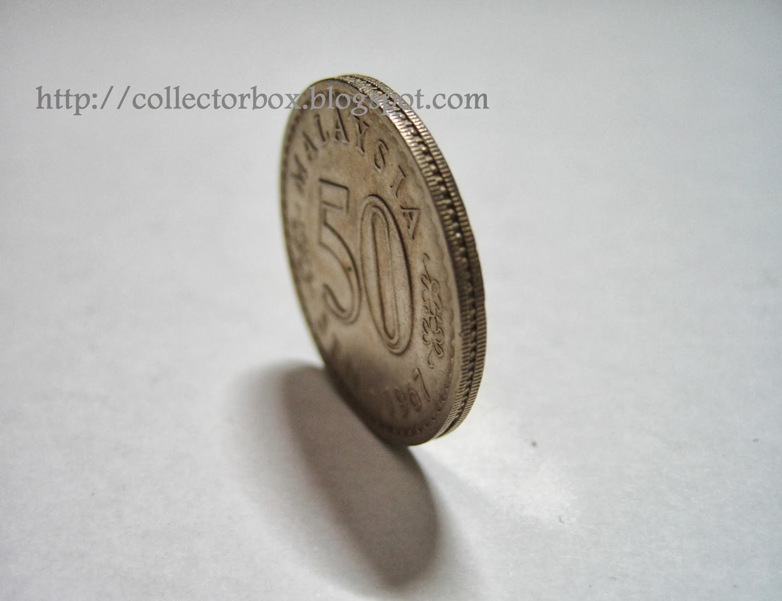 COLLECTORBOX World banknotes and coins Malaysia 50 Sen 1967 Milled