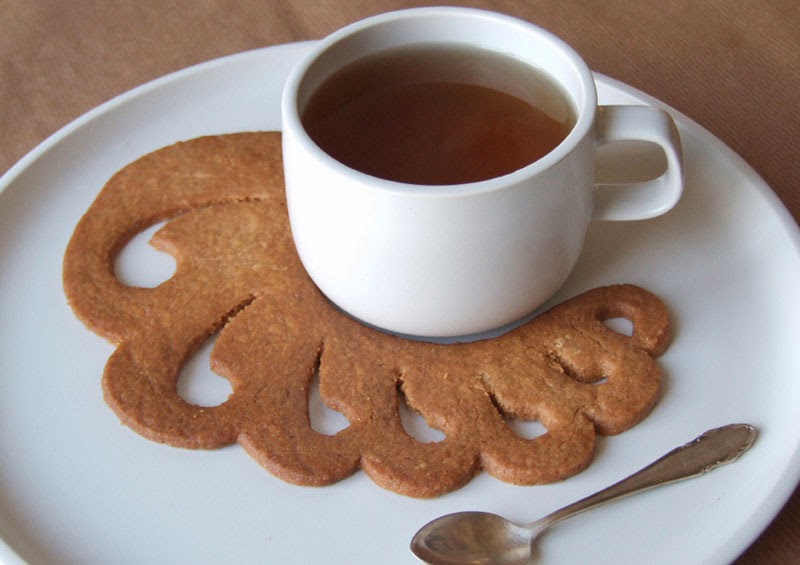 vajilla comestible: Speculoos de Delphine Huguet