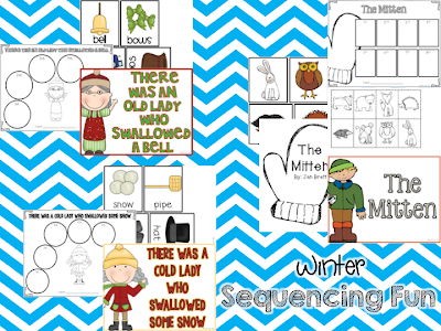 http://www.teacherspayteachers.com/Product/Winter-Sequencing-Fun-Sequencing-Activities-for-3-Winter-Read-Alouds-414888