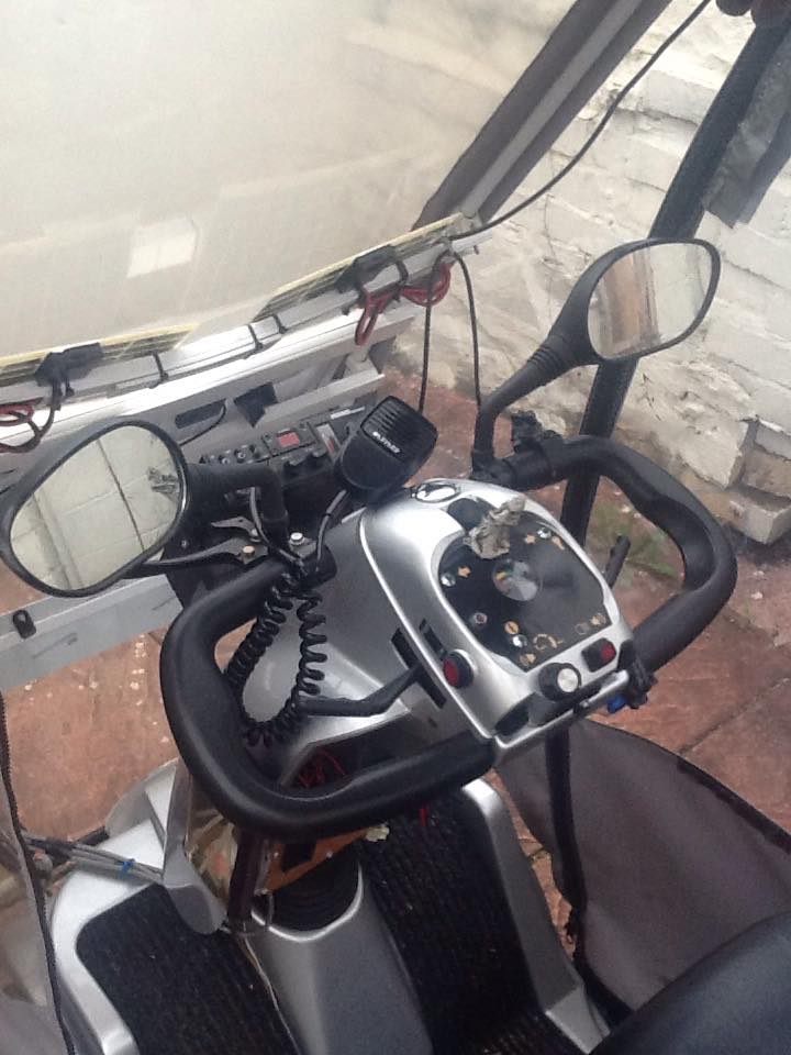 Delboy's Radio Blog Mobility Scooter Mobile!