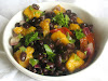 Black Bean Salad with Fresh Mango and a Chaat Masala Dressing