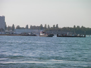 landing stage of hayling ferry at eastney side