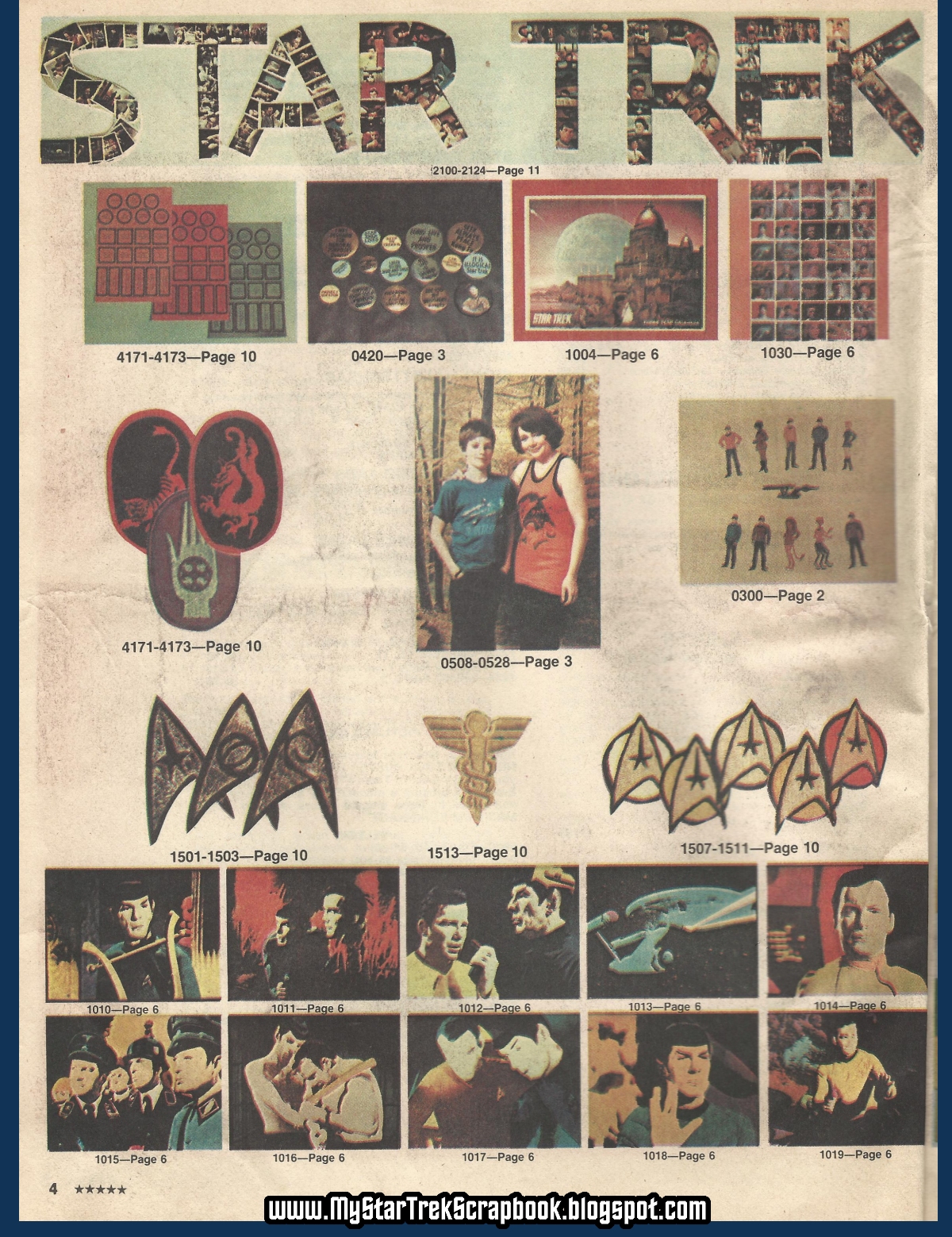 My Star Trek Scrapbook 1983 Lincoln Enterprises Catalog