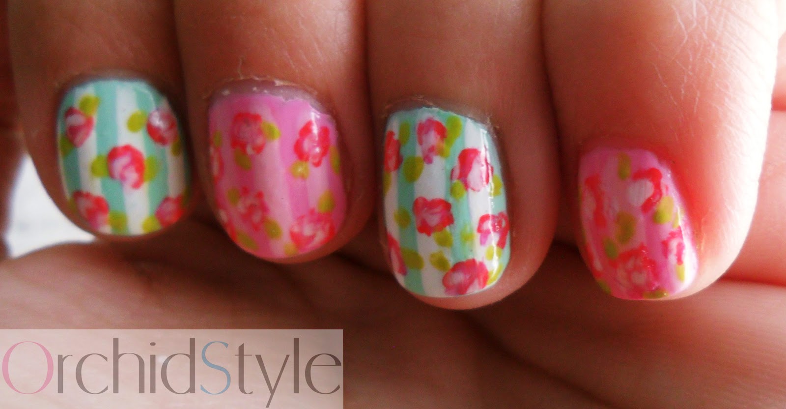 Orchid style Vintage nails