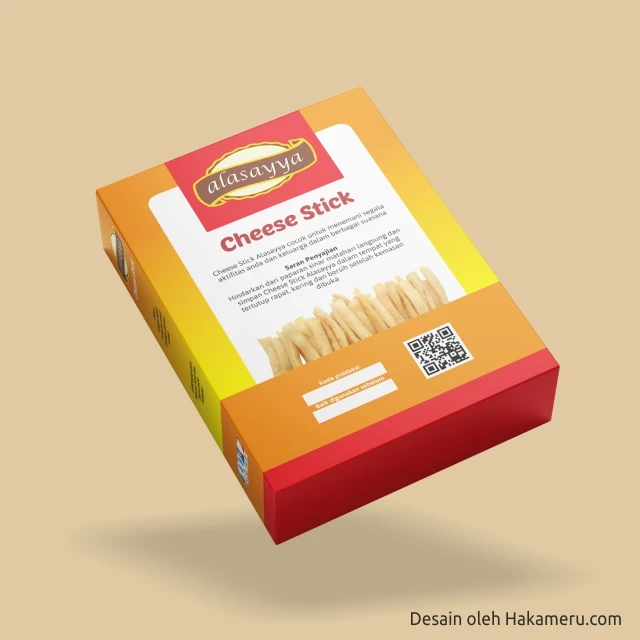 Desain Kemasan Packaging Box Cheese Stick