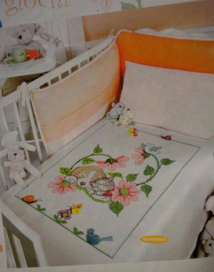 Tina's handicraft embroidery blanket