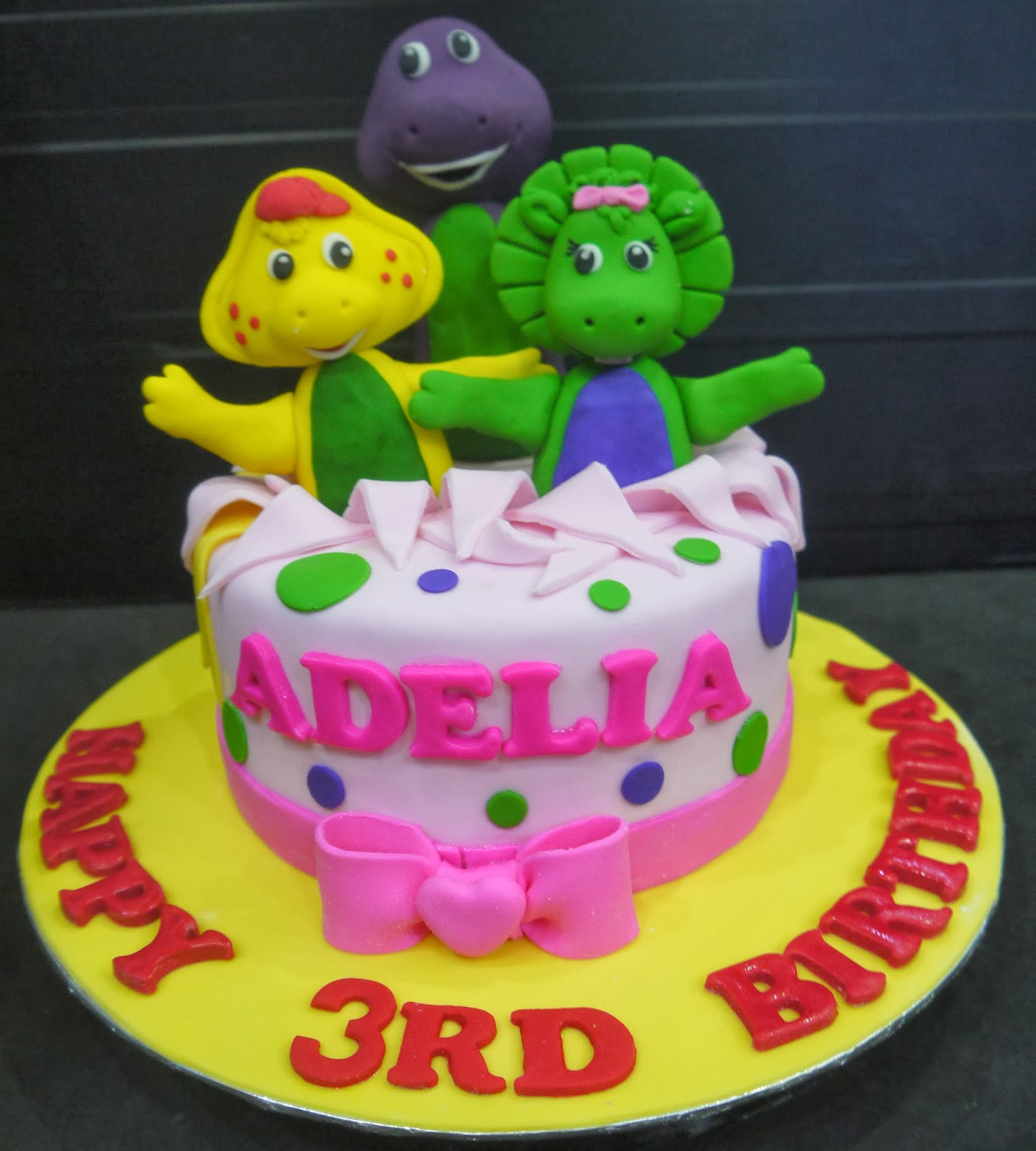 Cupcake Divinity Adelias Barney And Friends Cake