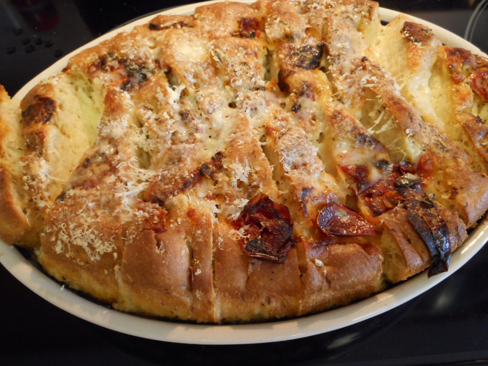 Southern Cooking at Home Savory Sundried Tomato Focaccia Bread
