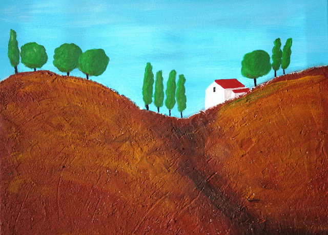 Mein Erstlingswerk in Acrylmalerei © Copyright Monika Fuchs, TravelWorldOnline