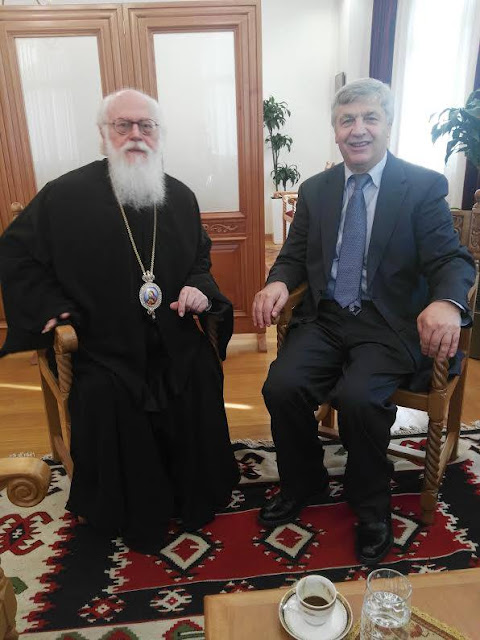 Πρέβεζα: Στην Πρέβεζα o Αρχιεπισκόπος Τιράνων, Δυρραχίου και πάσης Αλβανίας Αναστάσιος Γιαννουλάτος