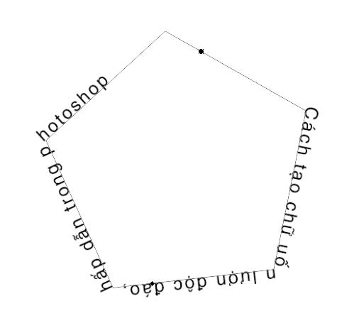 Sử dụng công cụ Text Tool để viết chữ theo đường Path Sử dụng công cụ Text Tool để viết chữ theo đường Path