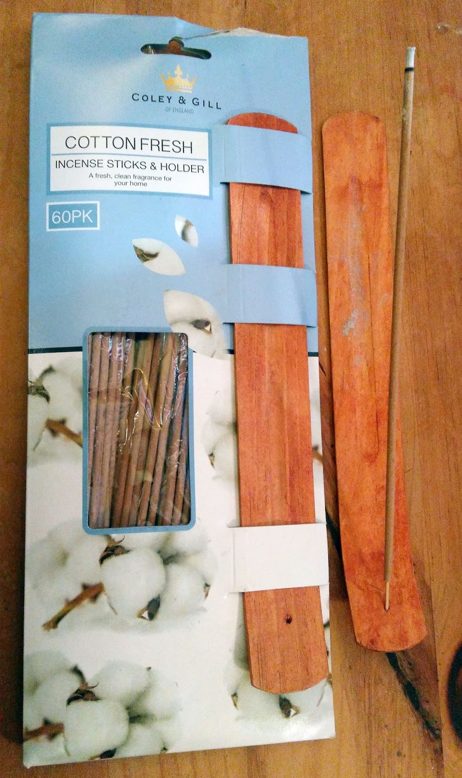 Incense In The Wind Poundland Coley & Gill Cotton Fresh Incense Sticks