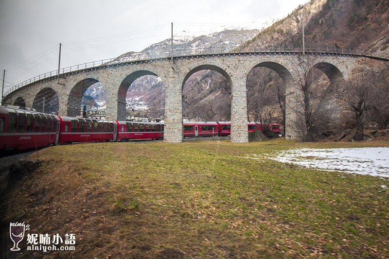 【瑞士景觀列車】伯連納列車 Bernina Express。美到不捨眨眼的世界遺產鐵道