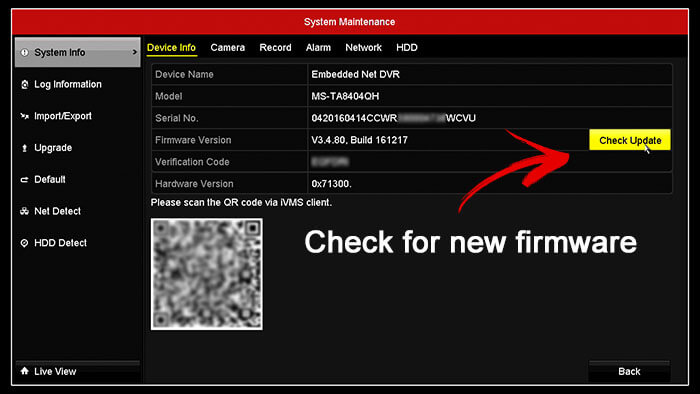 Меню видеорегистратора. Меню регистратора hikvision. Hikvision sdk. Ошибка на видеорегистраторе. Видеорегистратор hiwatch меню.
