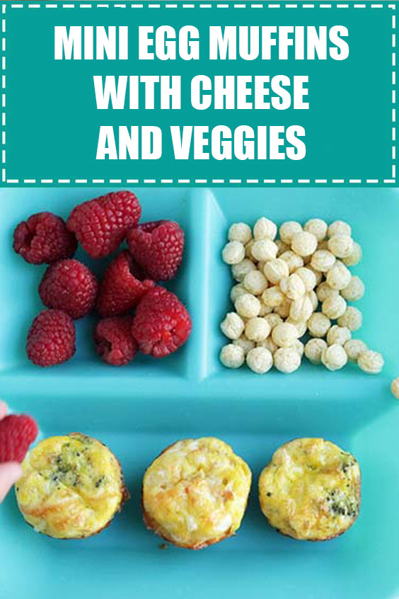 Mini Egg Muffins with Cheese and Veggies Mini Egg Muffins with Cheese and Veggies