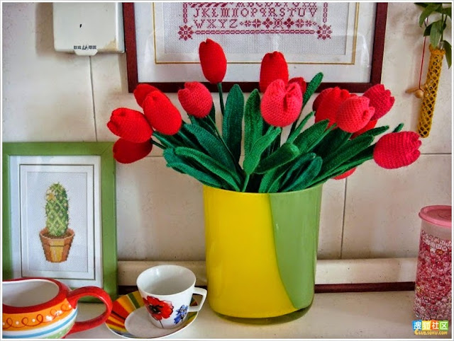 cómo-tejer-tulipanes-crochet