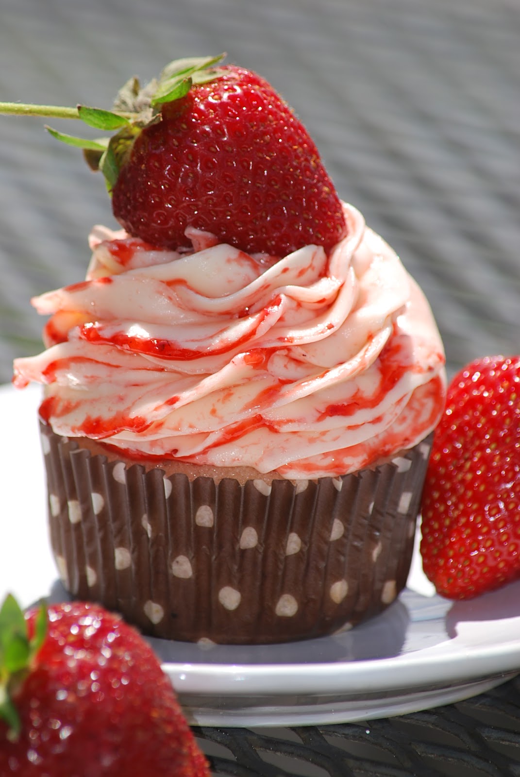 My story in recipes: Strawberry Cupcakes