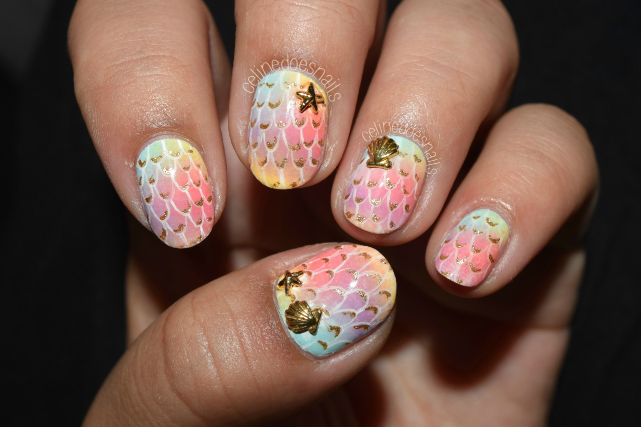 7. Mermaid Nail Art Decals for Girls - wide 5