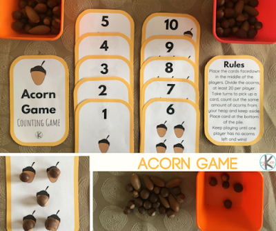 free-printable-acorn-math-game-prek-kindergartners free-printable-acorn-math-game-prek-kindergartners