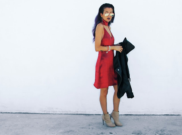 satin dress outfits