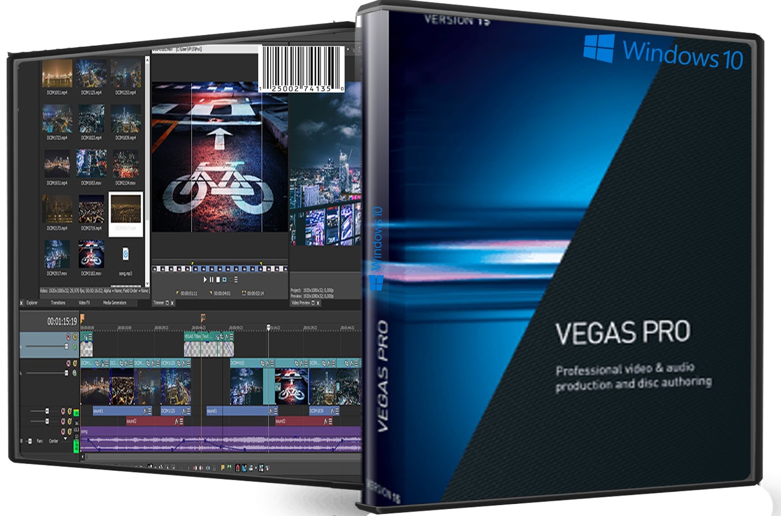 sony vegas pro 15 download free